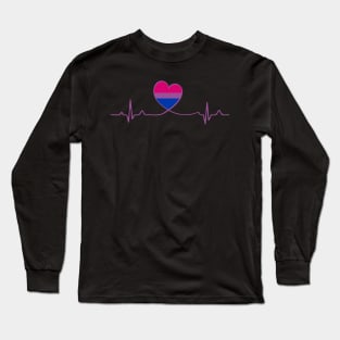 Bisexual Heartbeat Long Sleeve T-Shirt